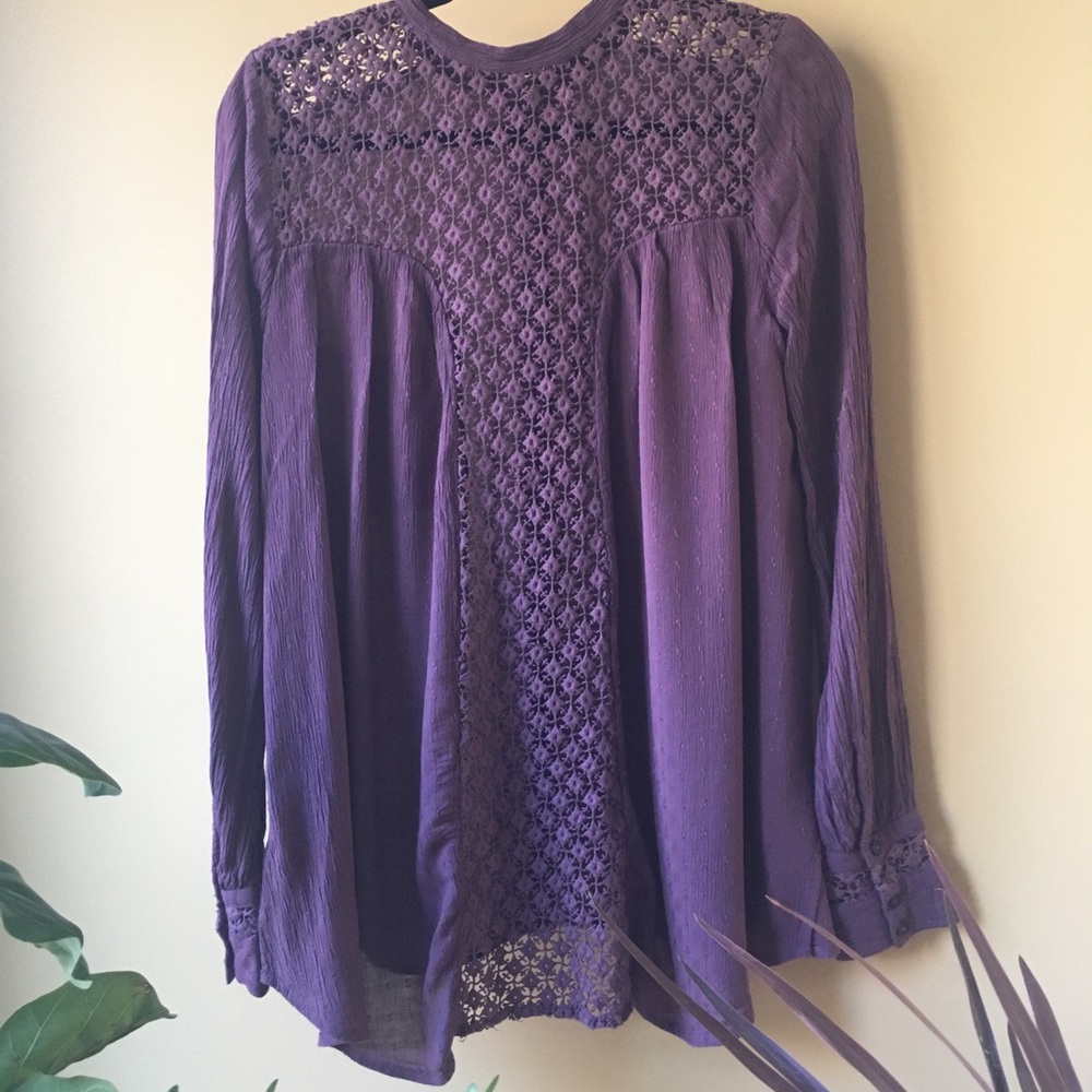 Free People “The Best Button Down” blouse